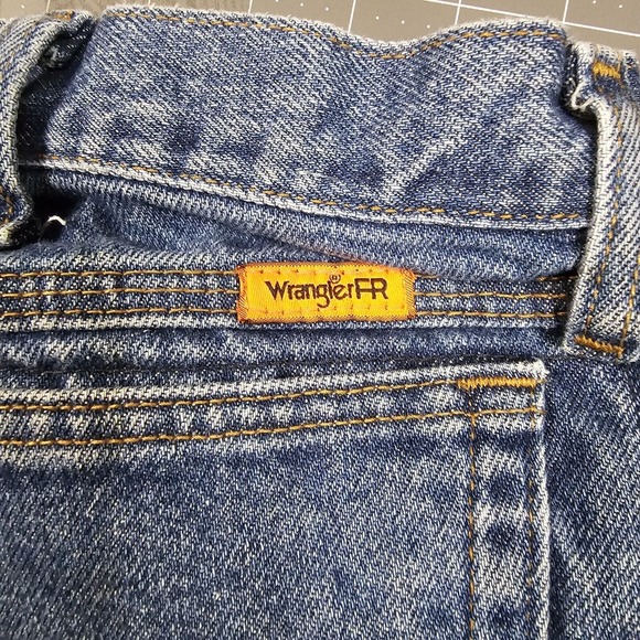 Wrangler Riggs FR Jeans Mens 38x30 Workwear Cowboy Bootcut Western Biker - Picture 9 of 16